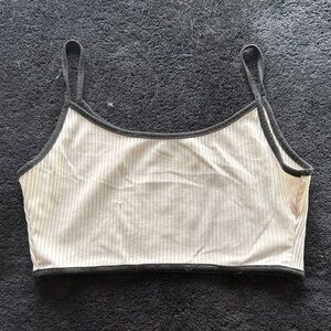 SHEIN Black and Cream Textured Top